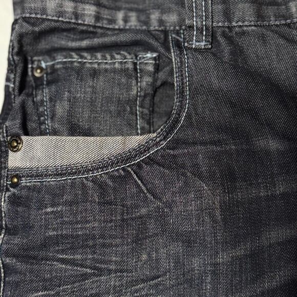 SYN Jeans 80's, Vintage distressed Jeans Button Fly 32/32 Men's - Picture 6 of 8